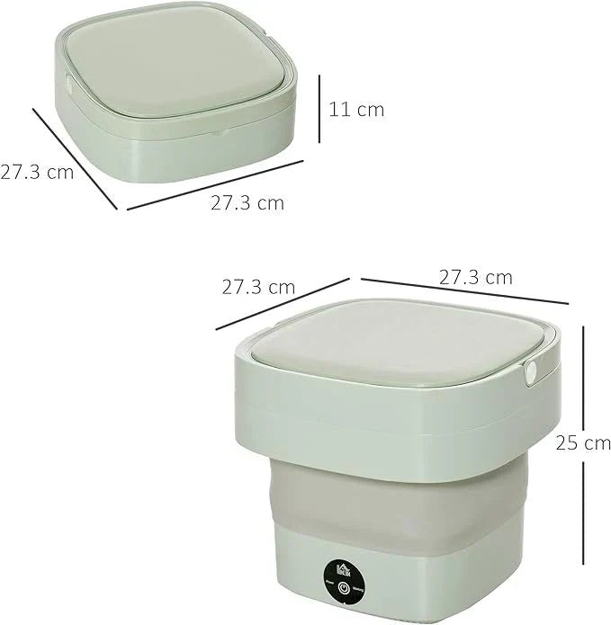 Foldable Mini Laundry Machine Bloom Mart
