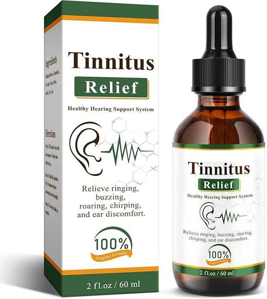 Tinnitus Relief Drops – 100% Herbal Formula | قطرات تخفيف طنين الأذن – تركيبة عشبية 100% HS Carts Shop