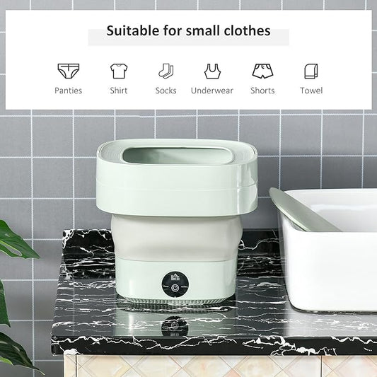 Foldable Mini Laundry Machine Bloom Mart
